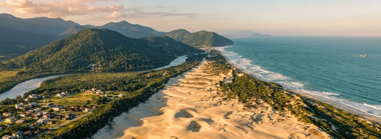 praia em garopaba, santa catarina